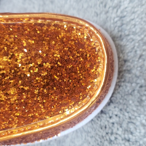 Corkys orange glitter shoes NIB Size 8 - Picture 5 of 10